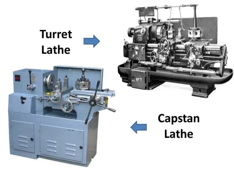 Difference between Capstan and Turret Lathe mech4study