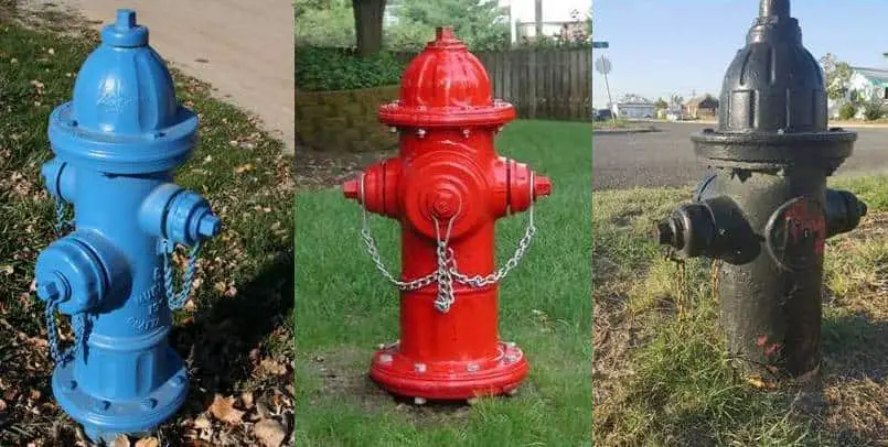 COLORS OF FIRE HYDRANT